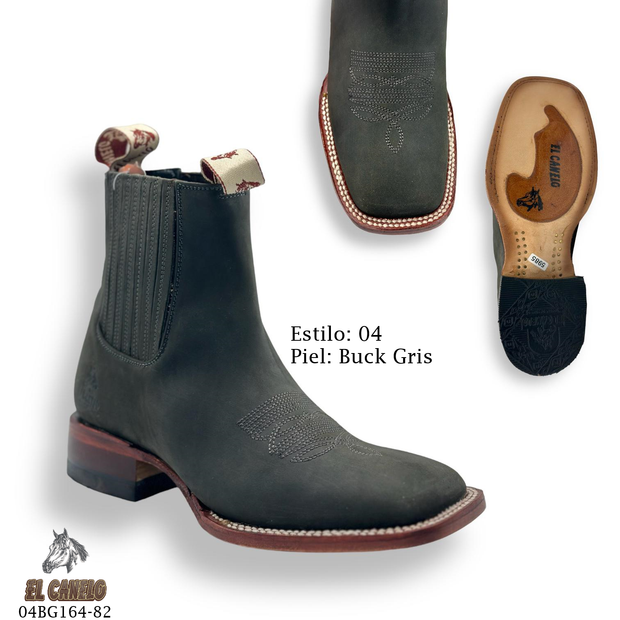 Botin buck gris