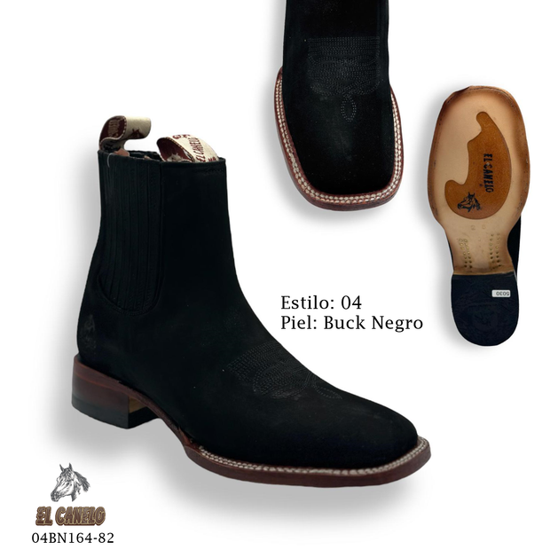 Botin buck negro