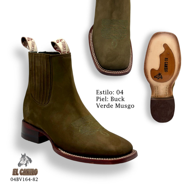 Botin verde musgo