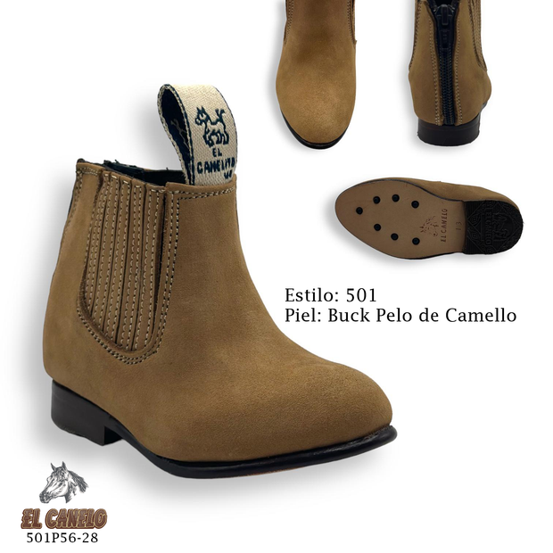 Botin pelo de camello