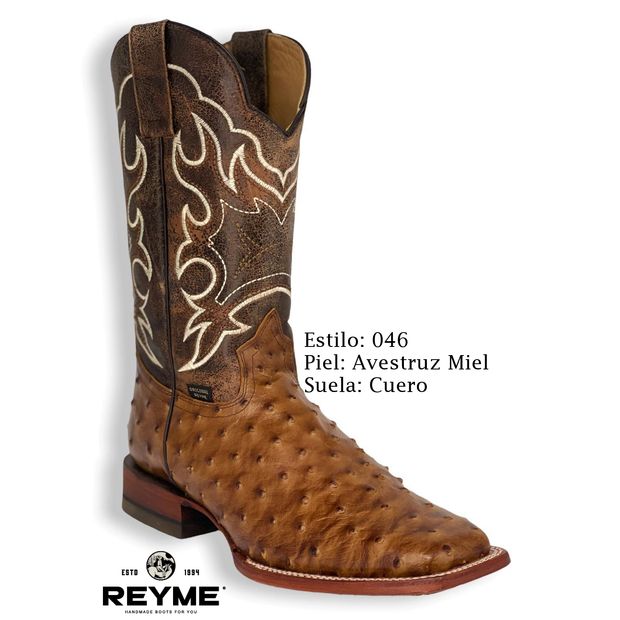 Bota Rodeo Avestruz Reyme